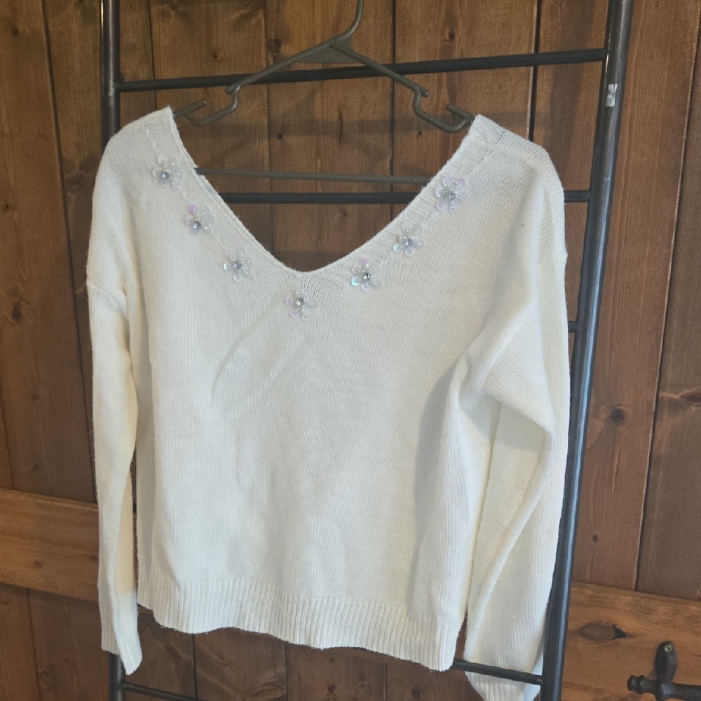 Embroidered Sweater